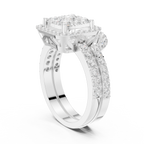 1.85 Carat Round Cut Lab-Grown Diamond Engagement Ring