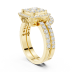 1.85 Carat Round Cut Lab-Grown Diamond Engagement Ring