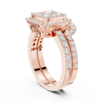 1.85 Carat Round Cut Lab-Grown Diamond Engagement Ring