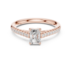 0.85 Carat Radiant Cut Lab-Grown Diamond Engagement Ring