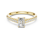 0.85 Carat Radiant Cut Lab-Grown Diamond Engagement Ring