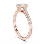 0.85 Carat Radiant Cut Lab-Grown Diamond Engagement Ring