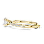 0.85 Carat Oval Cut Lab-Grown Diamond Engagement Ring