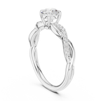 0.75 Carat Round Cut Lab-Grown Diamond Engagement Ring