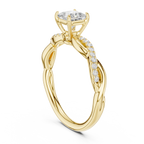 0.75 Carat Princess Cut Lab-Grown Diamond Engagement Ring