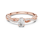 0.75 Carat Oval Cut Lab-Grown Diamond Engagement Ring