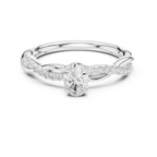 0.75 Carat Oval Cut Lab-Grown Diamond Engagement Ring