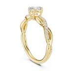 0.75 Carat Oval Cut Lab-Grown Diamond Engagement Ring