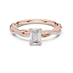 0.75 Carat Radiant Cut Lab-Grown Diamond Engagement Ring