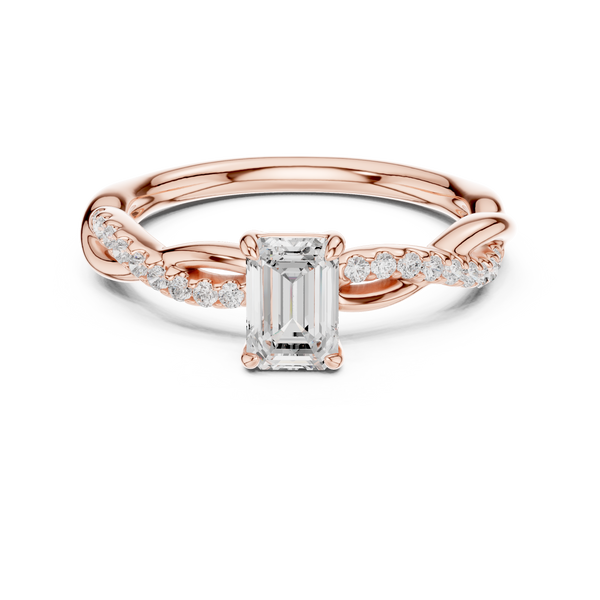 0.75 Carat Radiant Cut Lab-Grown Diamond Engagement Ring