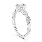 0.75 Carat Radiant Cut Lab-Grown Diamond Engagement Ring