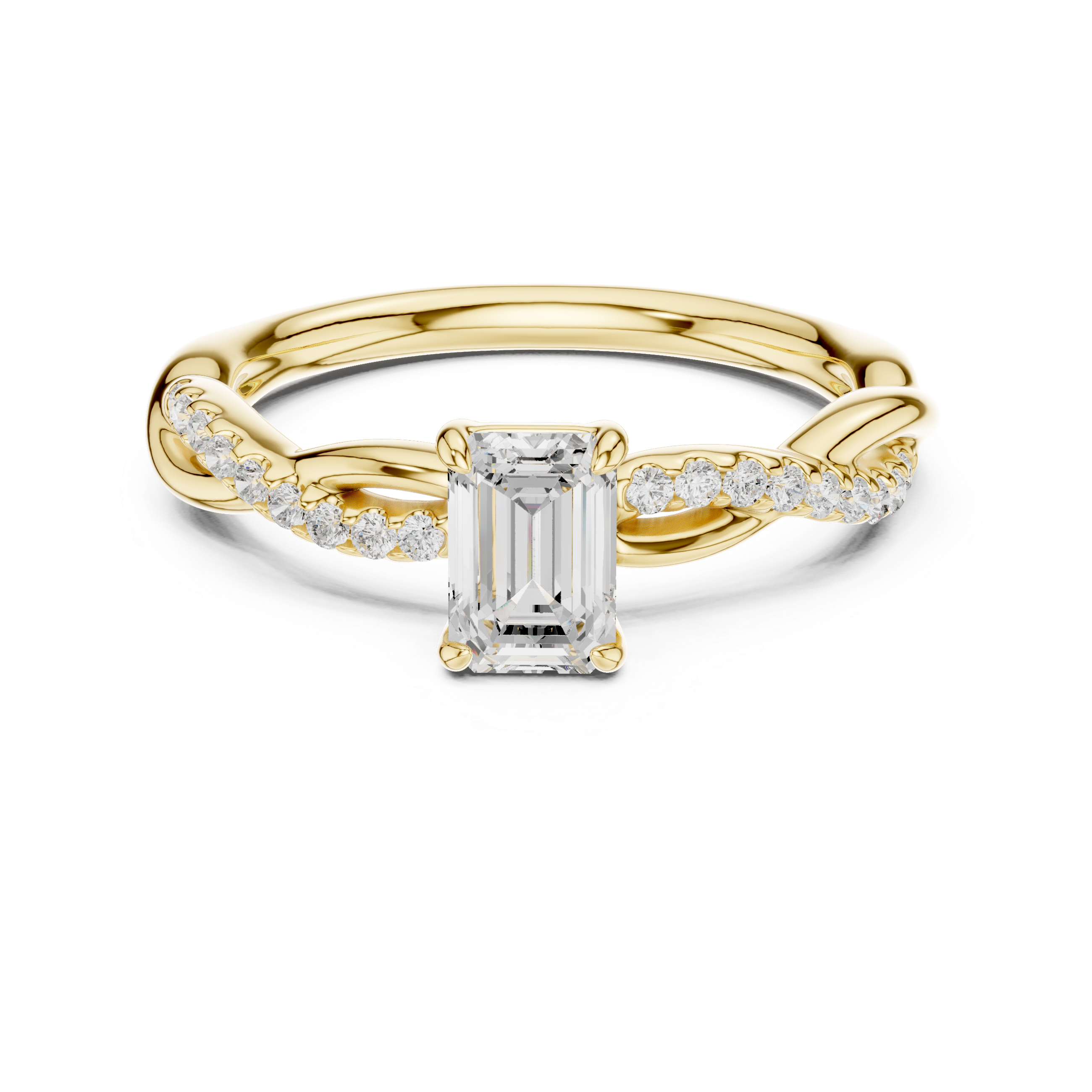 0.75 Carat Radiant Cut Lab-Grown Diamond Engagement Ring