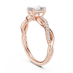 0.75 Carat Radiant Cut Lab-Grown Diamond Engagement Ring