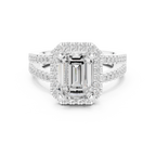 2.50 Carat Emerald Cut Lab-Grown Diamond Engagement Ring