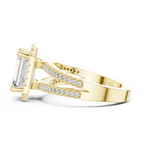 2.50 Carat Emerald Cut Lab-Grown Diamond Engagement Ring