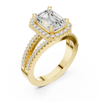2.50 Carat Emerald Cut Lab-Grown Diamond Engagement Ring