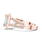 2.50 Carat Emerald Cut Lab-Grown Diamond Engagement Ring