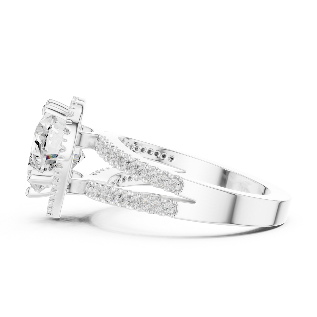 2.50 Carat Heart Cut Lab-Grown Diamond Engagement Ring
