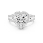 2.50 Carat Heart Cut Lab-Grown Diamond Engagement Ring