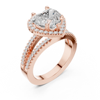 2.50 Carat Heart Cut Lab-Grown Diamond Engagement Ring