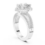 2.50 Carat Heart Cut Lab-Grown Diamond Engagement Ring