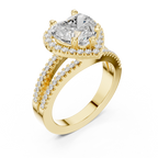 2.50 Carat Heart Cut Lab-Grown Diamond Engagement Ring