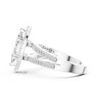 2.50 Carat Marquise Cut Lab-Grown Diamond Engagement Ring