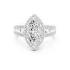 2.50 Carat Marquise Cut Lab-Grown Diamond Engagement Ring