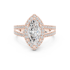 2.50 Carat Marquise Cut Lab-Grown Diamond Engagement Ring