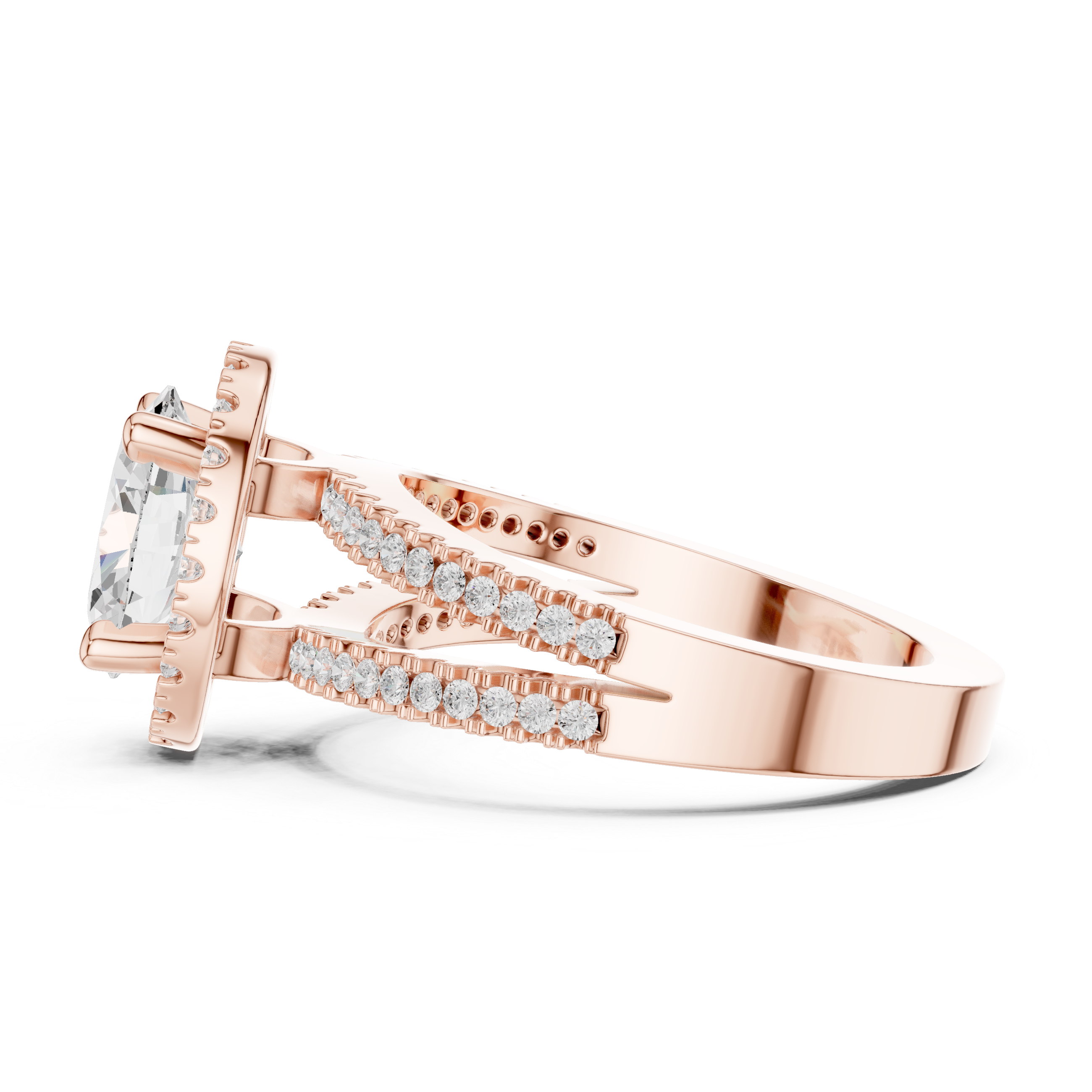 2.50 Carat Oval Cut Lab-Grown Diamond Engagement Ring