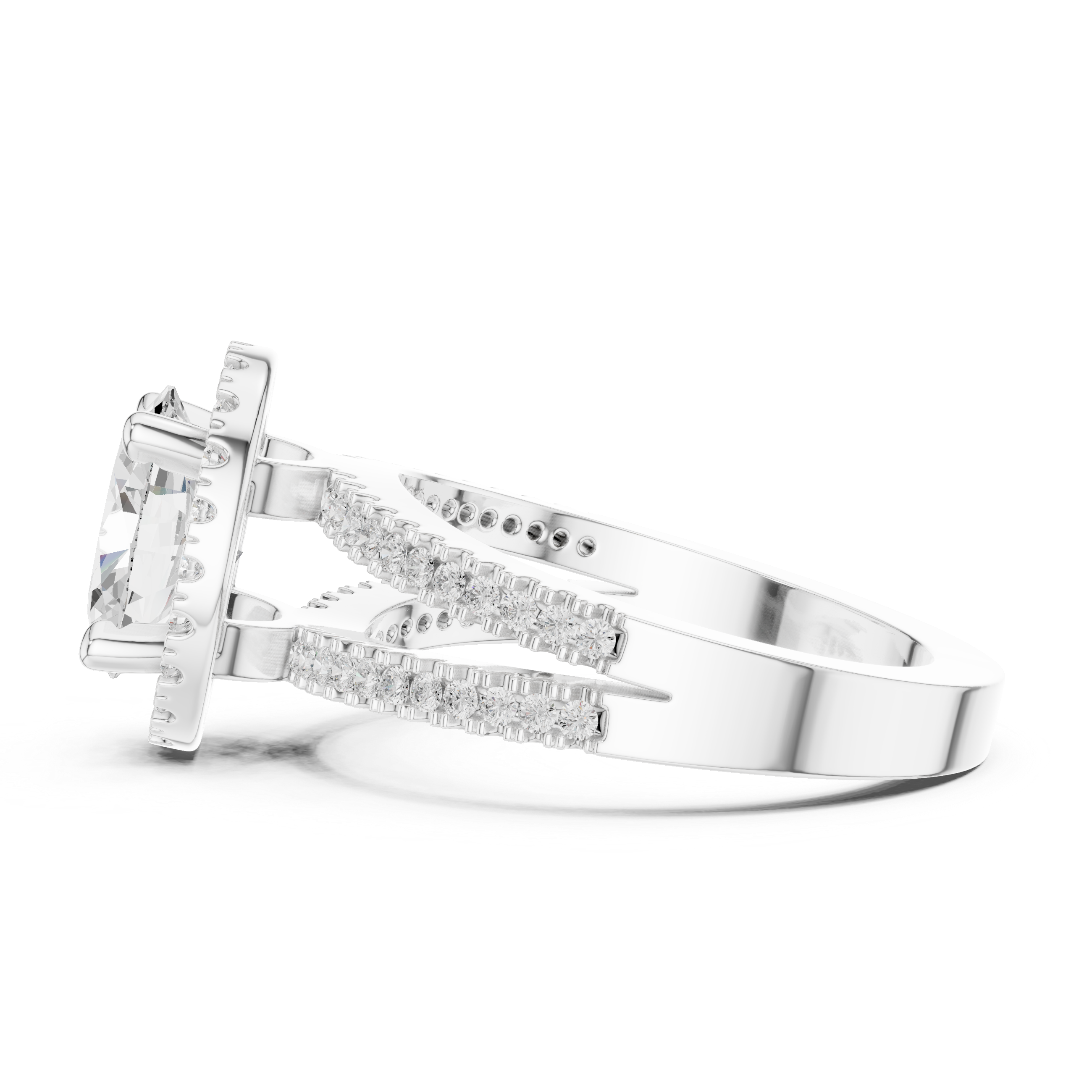 2.50 Carat Oval Cut Lab-Grown Diamond Engagement Ring