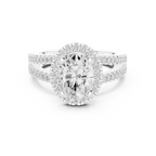 2.50 Carat Oval Cut Lab-Grown Diamond Engagement Ring
