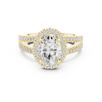 2.50 Carat Oval Cut Lab-Grown Diamond Engagement Ring