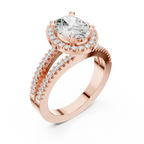 2.50 Carat Oval Cut Lab-Grown Diamond Engagement Ring