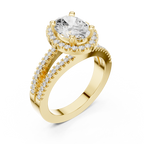 2.50 Carat Oval Cut Lab-Grown Diamond Engagement Ring