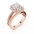2.50 Carat Radiant Cut Lab-Grown Diamond Engagement Ring