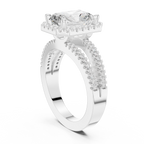2.50 Carat Radiant Cut Lab-Grown Diamond Engagement Ring