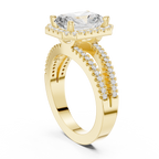 2.50 Carat Radiant Cut Lab-Grown Diamond Engagement Ring