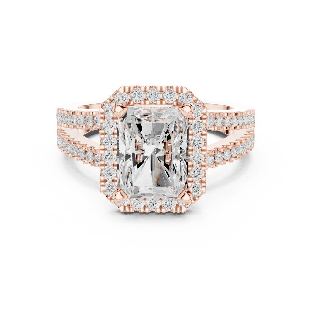 2.50 Carat Radiant Cut Lab-Grown Diamond Engagement Ring