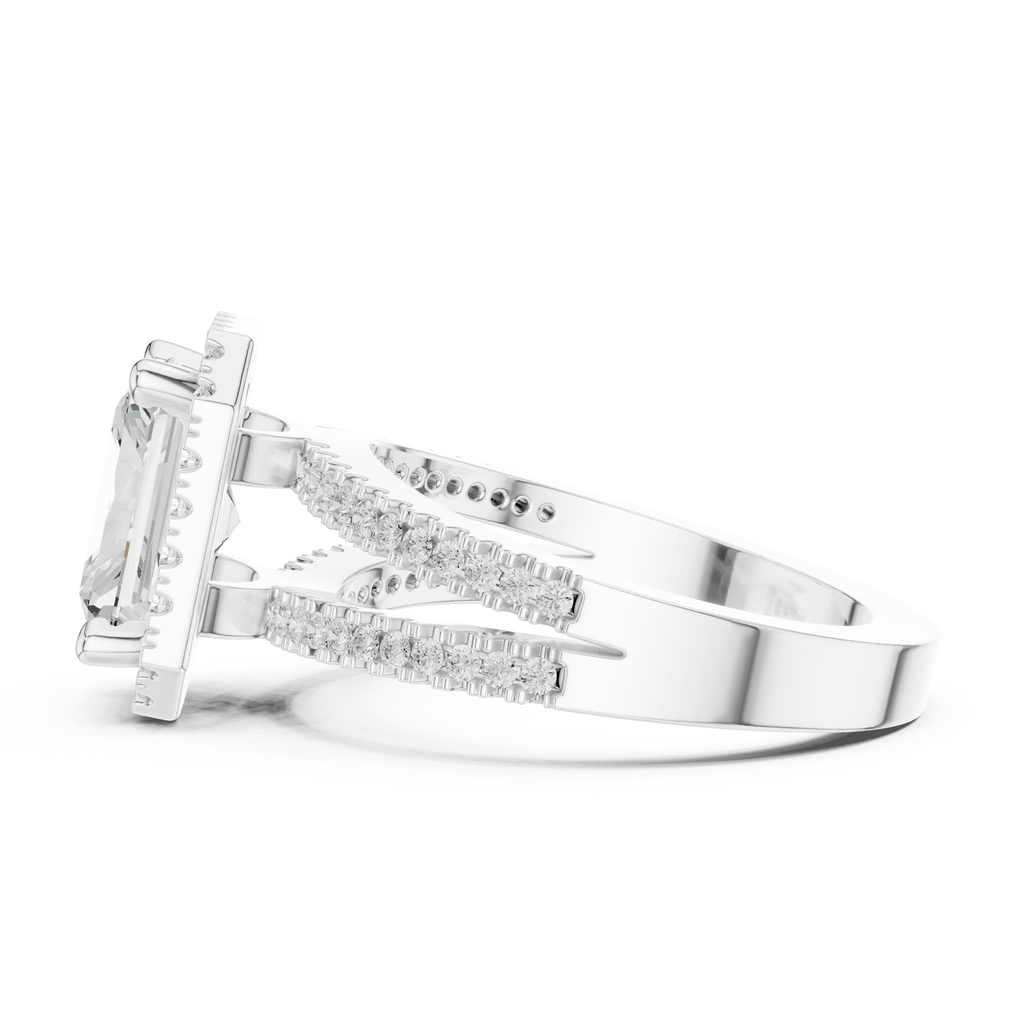 2.50 Carat Radiant Cut Lab-Grown Diamond Engagement Ring