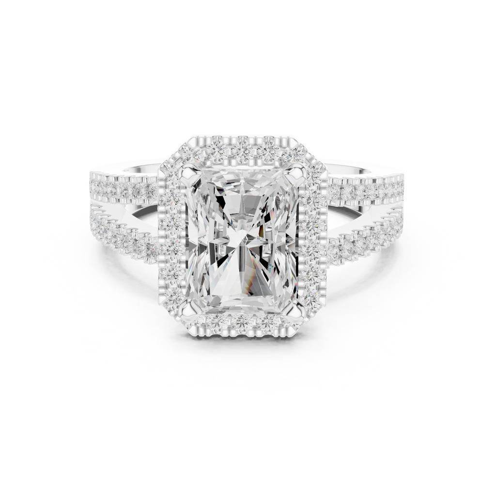 2.50 Carat Radiant Cut Lab-Grown Diamond Engagement Ring