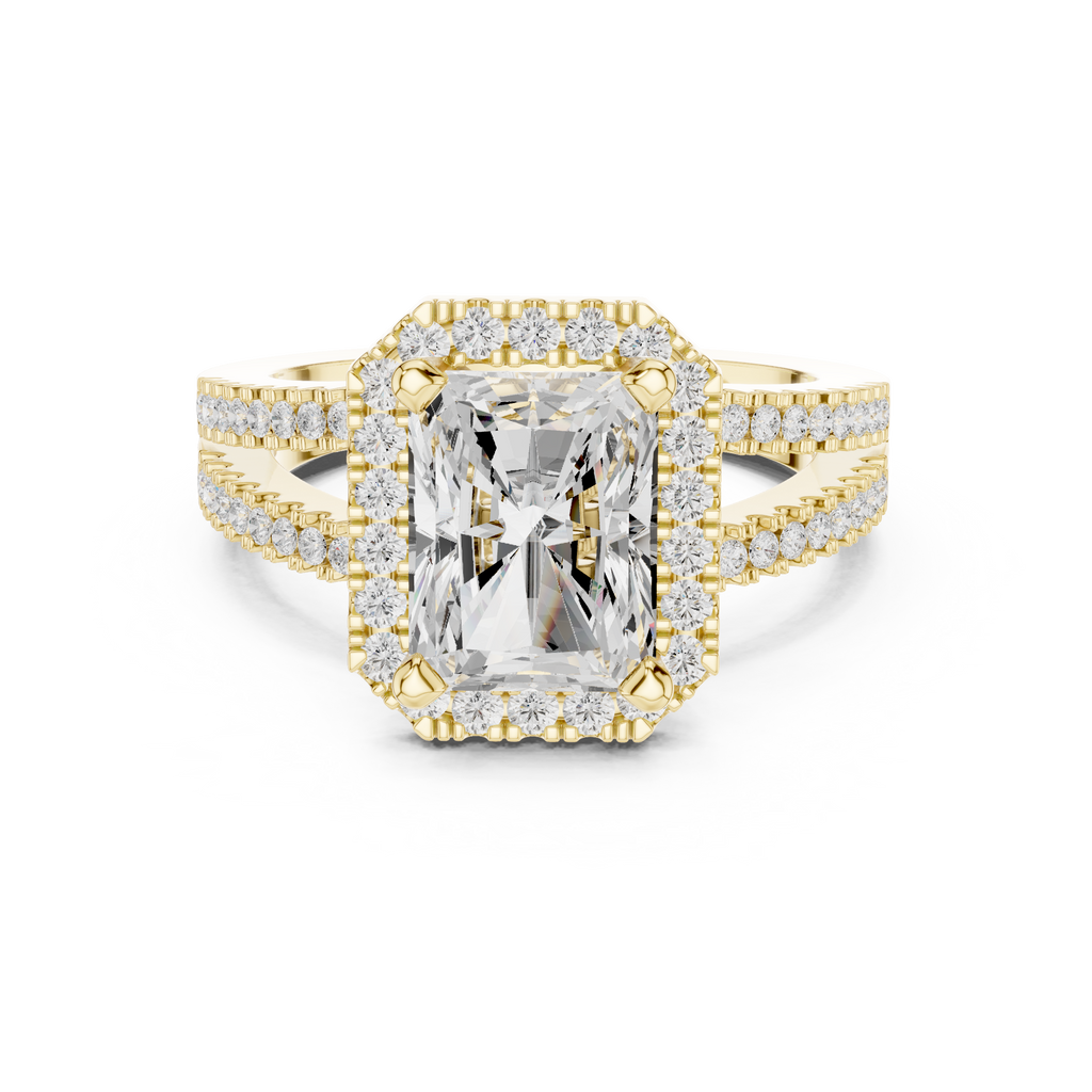 2.50 Carat Radiant Cut Lab-Grown Diamond Engagement Ring