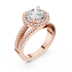2.50 Carat Round Cut Lab-Grown Diamond Engagement Ring