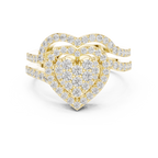 1 Carat Heart Shape Lab-Grown Diamond Engagement Ring