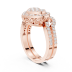 1 Carat Heart Shape Lab-Grown Diamond Engagement Ring