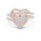 1 Carat Heart Shape Lab-Grown Diamond Engagement Ring