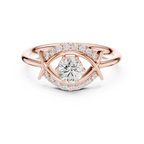 0.65 Carat Round Lab-Grown Diamond Engagement Ring