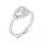 0.65 Carat Round Lab-Grown Diamond Engagement Ring