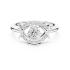 0.65 Carat Round Lab-Grown Diamond Engagement Ring