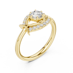 0.65 Carat Round Lab-Grown Diamond Engagement Ring